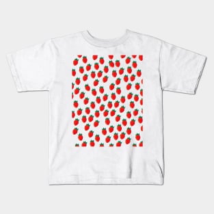 Cartoon Strawberry fruit Kids T-Shirt